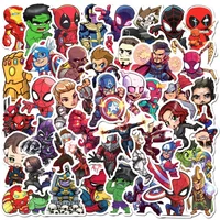 AliExpress 50PCS The Avengers Marvel Cartoon Stickers Graffiti Kids Toy DIY Laptop Luggage Bike Notebook Guitar Decal