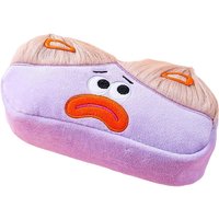 Diy Fluffy Hair Afro-Hair Doll Large Capacity Pen Bag Kawaii Soft Plush Pencil Case Funny Stationery Storage For School Office