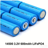AliExpress koonenda 14500 LiFePO4 Battery 3.2V 600mAh Rechargeable Battery, Deep Cycle Li-ion Battery for Solar Power, Toys