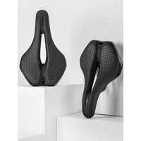 AliExpress ROCKBROS Bicycle Saddle Hollow Breathable Shockproof Cycling Seat PU Non-Slip Leather Cushion Lightweight MTB Road Saddles