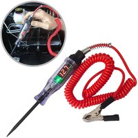 Car Truck Voltage Circuit Tester 6V 12V 24V Auto Car Diagnostic Probe Test Pen Light Bulb Electric Measuring Pen Repair Tools
