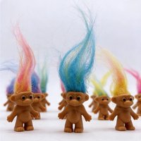Troll Dolls Vintage Trolls Lucky Doll Figures Chromatic Adorable Cute Little Guys Collection, Party Favors Cartoon Anime Gifts