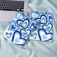 Blue hearts Case Compatible With iPad iPad 9.7-Inch (6th/5th Generation, 2018/2017)Mini4/5 ,Air4/5 10.9in,With Pen Hold