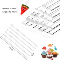 1-10PCS Clear Acrylic Rod DIY craft architectural model material acrylic transparent rod multi size length 100-300mm