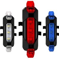AliExpress NONE Bicycle Tail Light LED Bike Rear Lamp USB Rechargeable Mountain Road Bike Taillight for Night Safety Warning Riding Bike Lamp