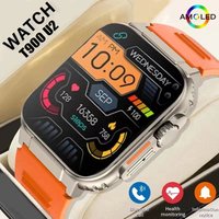 New Watch T900 U2 Smart Watch 49mm 2026 New NFC Men Women GPS Track Bluetooth Call BT Music Games Wireless Charging Smartwatch