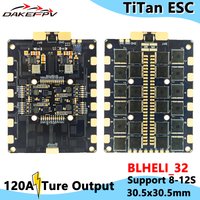 DAKEFPV TITAN BLHELI_32 120A 8-12S 4in1 30.5X30.5mm ESC For RC 13inch 15inch 18inch FPV Racing Freestyle Drone
