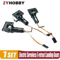 2kg Nose / Main Micro Electric Servoless E-retract Landing Gears for Plane