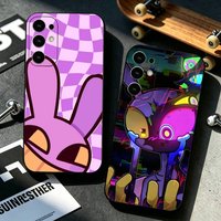 Amazings Digital C-Circus Jax Phone Case Black Silicone Soft For Samsung S25,S24,S21,S22,S23,S30,Ultra,S20,Plus,Fe,Lite