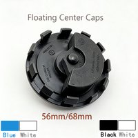 4Pcs 68MM/56MM Blue White Floating Wheel Center Cap Auto Accessories for b m w G11 G12 G30 G31 G32 G38 G08 G05 F46 F49 F39 F90