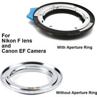 NIK - EOS for Nikon F Lens to Canon EOS EF / EF-S mount Camera Mount Adapter Ring F - EF For Canon EOS 5D 6D 7D 90D 1000D etc.