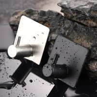 Strong Adhesive Wall Hook Sticker Coat Rack Clothes Hanger Shower Robe Kitchen Bathroom Towel Hooks Holder