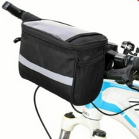 AliExpress Bike Reflective Strap Touchable Phone Pouch Bicycle Riding Bag Bike Front Tube Basket