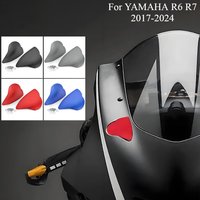 R6 R7 Motorcycle Rearview Mirror Block Off Base Plates Mount For YAMAHA YZF-R6 YZF-R7 YZF R6 2017-2024 2019 2020 2021 2022 2023