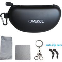 AliExpress NONE OMEKOL BRAND High Quality Cycling Glasses Case Bag Cloth Set for Outdoor Sport Sunglasses Big Box Suitable for Shades Eyewear