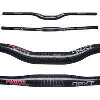 RaceFace Next Handlebar 31.8mm Glossy 3K Carbon Fiber Bike Handlebars MTB Bicycle Handle Bar Rise/Flat Bar Width 580mm - 760mm