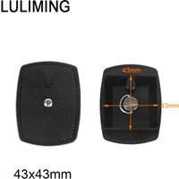 SLR Camera Quick Release Plate 1/4 Inch Screw Tripod Ballhead Adapter 35mm 43mm for Yunteng 690 590 600 Camera Tripod