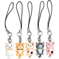 Phone Accessories Cat Pendant Cat Phone Strap Anti Lost Cellphone Chain Y2K Phone Charm Cute Key Ring Phone Lanyard Jewelry Gift