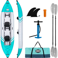 Cheap 2 Person Drop Stitch Folding Fishing Canoe Inflatable Kayak for Sale