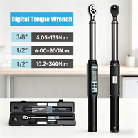 GOYOJO High-precision Digital Torque Wrench For Repair 1/2" 3/8" 135 N.m / 200N.m / 340N.m Professional Torque Wrench Data Save