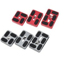 Universal Aluminum Alloy Quick Release Plate Tripod Mount Adapter with 1/4 Screw for Benro Arca Swiss Ball Head and Camera