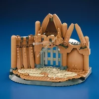 480pcs MOC Geonosis Arena Diorama Star Battle Building Blocks to Develop Patience and Concentration STEM Christmas toy Gift