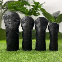 Black Poker Golf Club Head Cover - Scratch resistant Design, Golf Club Accessories, Golf Club Head Cover, Golf Accessories