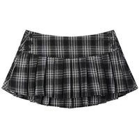 Summer Mini Skirts For Woman Graduation Seaon Plaid Skirts Women Y2k Cute Skirts Vintage Clothes Pleated Skirts Preppy Style