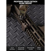 IPSC Competition Sling Swivel | Quick-Disconnect Rail Mount | Airsoft & Range Accessory