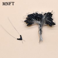 100pcs Soft Rubber Hook Separator Bottom and Carp Fishing Line Accessories for Bream Target Species