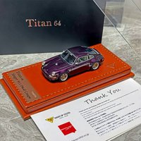 In stock: New product Makeup MU 1:64 Singer 911 (964) Coupe - resin miniature replica car model, adult decorative item, boy toy