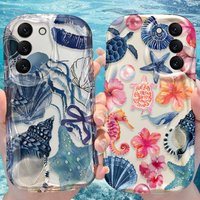 Underwater World Case for Samsung Galaxy S25 S24 S23 S22 S21 Ultra Plus S20 FE A73 A72 A71 A56 A55 A54 5G A52 A52S A51 4G Cover