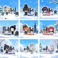 ANIME Dogs Halloween Edition Acg Stand Dazai Osamu Statue Pumpkin Edogawa Rampo Sanding Plate Kunikida Doppo Toys Gifts