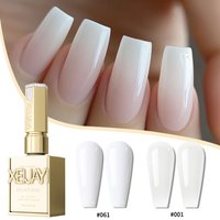 2pcs Milky White Clear Pink Color 15ml Jelly Nail Gel Polish Soak Off UV LED Gel Varnish Manicure Tips Tools