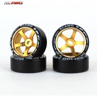 RCAWD Alloy RC wheel rim+RC drift tire for 1/28 MINI-Z AWD AMZ MINI-Q AMR GLA DRZ MINI-D IW04M XRX BZ IW05 IW06