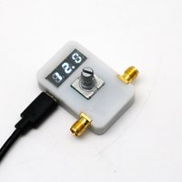 9K-6G Digital Attenuator 63.5dB Rotary Encoder Control RF Step Attenuator for LORA 868MHz 2.4G/5G/5.8G WiFi Ham Radio Amplifier