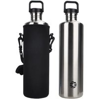 AliExpress Fjbottle 2L Portable Water Bottle Stainless Steel Cycling Sports Water Bottle Leakproof BPA Free Large Capacity with Bottle Bag