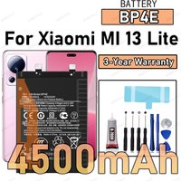AliExpress EOBATACC 100% New Zero Cycle BP4E Battery For XIAOMI MI 13 Lite phone Replacement Batteries Bateria +Tools