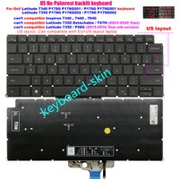 New US Backlit Keyboard For Dell Latitude 7340 P178G P178G001 / P179G P179G001 Latitude 7350 P178G P178G002 / P179G P179G002