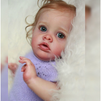 NPK 22inch Limited Edition Unfinished Reborn Doll Kit Benjamin with Cloth Body And Eyes for Collectors