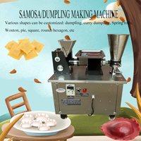 Commercial Automatic Gyoza Wrapper Ravioli Pelmeni Empanada Samosa Momo Maker Small Electric Dumpling Making Machine