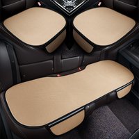 Car Seat Cushion New Breathable Ice Silk Seat Cushion Summer Single Piece Anti Slip Cool Cushion Three Piece Set Four Seasons