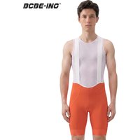 BCBE-ING Men Cycling Bib Shorts Italy Lightweight Quick Dry Breathable RACE Bib Shorts 7Hour Elastic Interface 120kg Density Pad