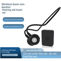 HUHD's New B2S+ Bone Conduction Ear Aid Headset Rear-Mounted Elderly Deaf Ear Assistance Headset Wireless Bluetooth Headset