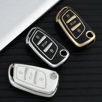 New TPU Car Flip Key Case Cover Shell Fob For Citroen Peugeot C1 C2 C3 C4 C5 XSARA PICA 306 407 807 For DS DS3 DS4 DS5 DS6