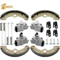 Front Brake Wheel Cylinders Left&Right All Four with Shoes for Yamaha Big Bear 350 Kodiak 400 YFM350 YFM400 1989-1998