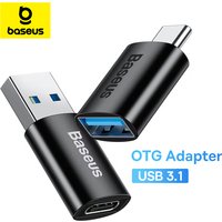 Baseus USB 3.1 Adapter OTG Typ C auf USB Adapter Buchse Konverter für MacBook Pro Air Samsung S20 S10 USB OTG Stecker