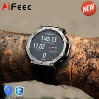 2026New T-Rex3 Pro GPS Adventure Watch AMOLED Built-in Dual-Band AGPS 10ATM 500mAh Battery Compass Altimeter Military SmartWatch