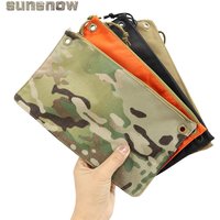 Tactical Portable Stationery Pen Bag Outdoor EDC Tool Storage Pouch Commuter Coin Wallet