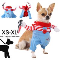 Dog Clothes For Small Medium Dogs Cats Christmas Funny Puppy Dressed Up Cosplay Costumes Chihuahua Yorkshire Pug Pet Clothing